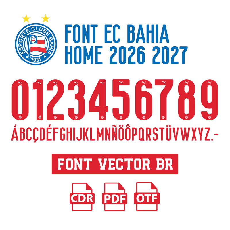 Font EC Bahia Home 2026 Vector